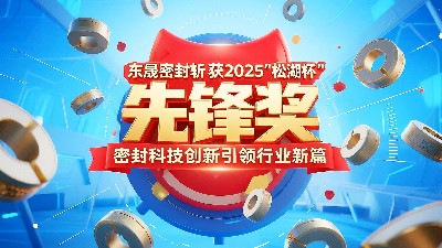 東晟密封斬獲2025“松湖杯”先鋒獎(jiǎng)， 密封科技創(chuàng)新引領(lǐng)行業(yè)新篇！