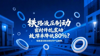 行業(yè)?：鐵路液壓制動密封圈抗震動，故障率降低80%？