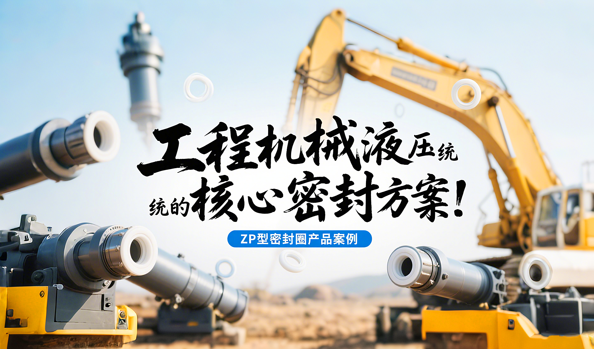 <i style='color:red'>zp型密封圈</i>：工程機(jī)械液壓系統(tǒng)的核心密封方案！