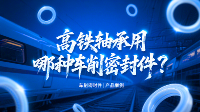 高鐵軸承用哪種車削密封圈？