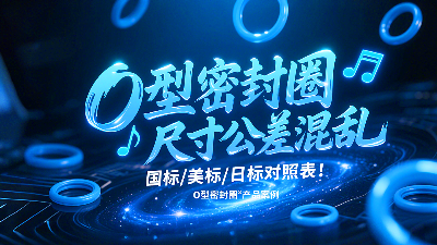 <i style='color:red'>o型密封圈</i>尺寸公差混亂？國(guó)標(biāo)/美標(biāo)/日標(biāo)對(duì)照表！