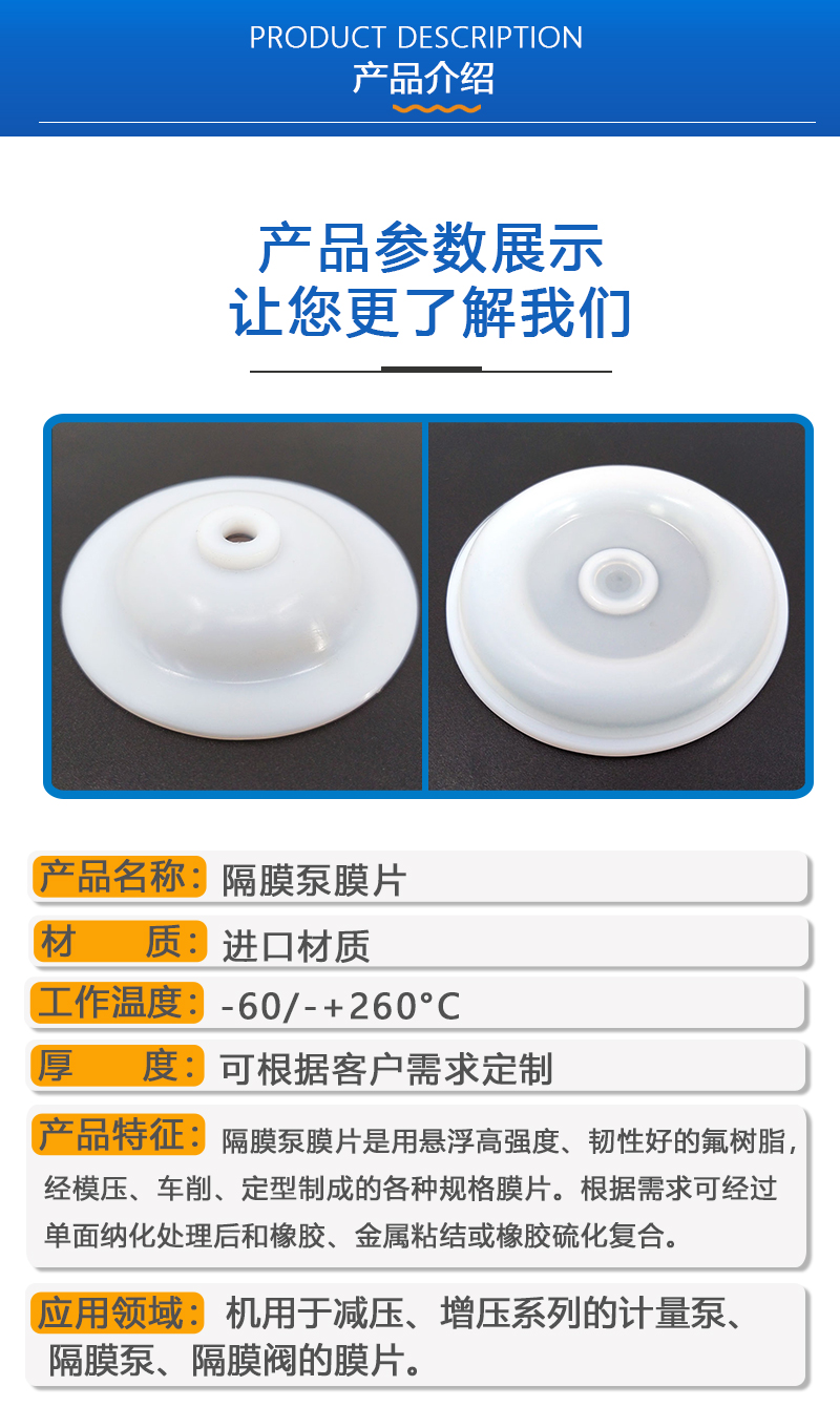 氣動(dòng)隔膜泵膜片