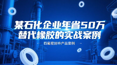 某石化企業(yè)年省50萬：四氟密封圈替代橡膠的實戰(zhàn)案例！