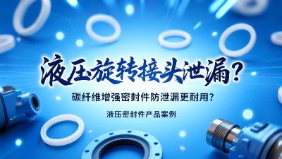 問題點(diǎn)?：液壓旋轉(zhuǎn)接頭泄漏？碳纖維增強(qiáng)密封圈防泄漏更耐用？