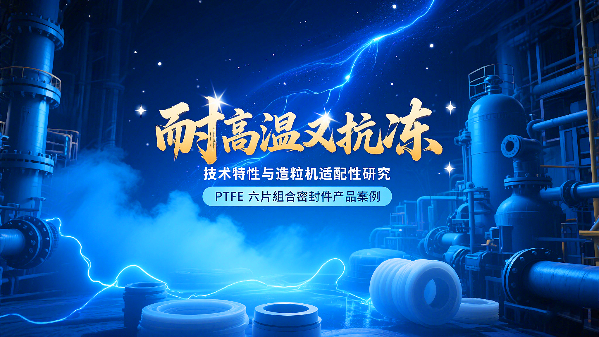 耐高溫又抗凍！PTFE六片<i style='color:red'>組合密封</i>圈丨技術(shù)特性與造粒機適配性研究！