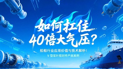 V型槳葉密封圈 ?  如何扛住40倍大氣壓：船舶行業(yè)應用價值與技術(shù)解析！