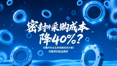 密封圈采購成本降40%？四氟件的全生命周期成本計算！