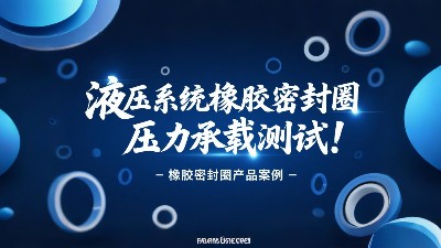 液壓系統(tǒng)橡膠密封圈壓力承載測試！